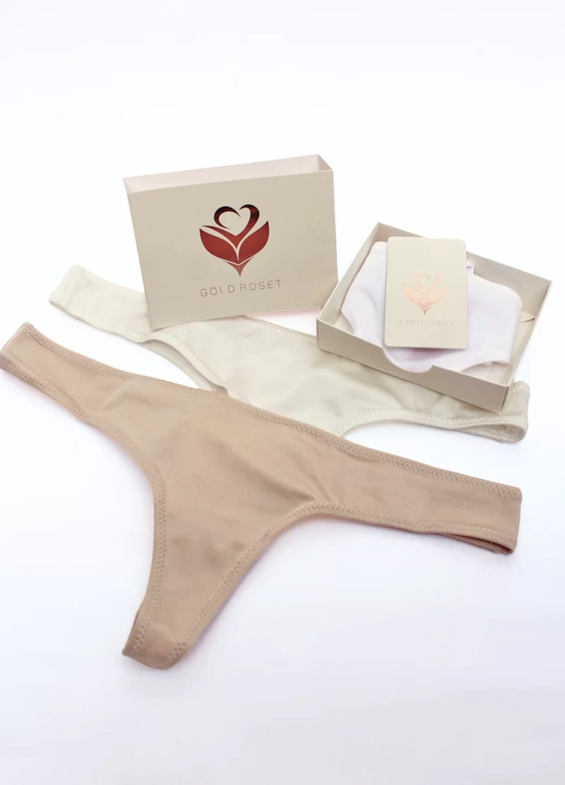 3-Pack Panty Anastasia Blanco/Marfil/Nude