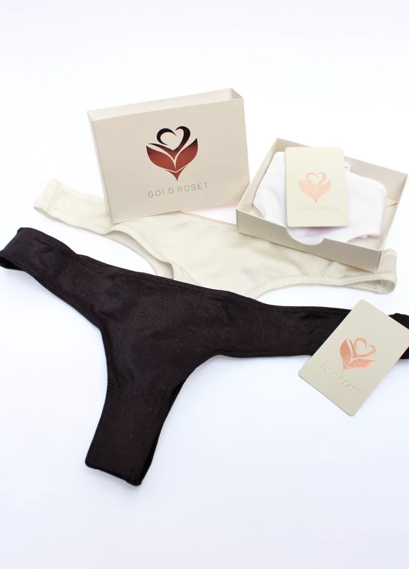 3-Pack Panty Anastasia Blanco/Marfil/Negro